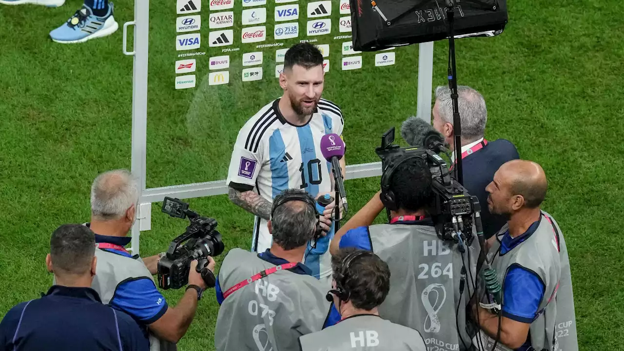 Argentine-Croatie: les premiers mots de Messi après la qualification pour la finale