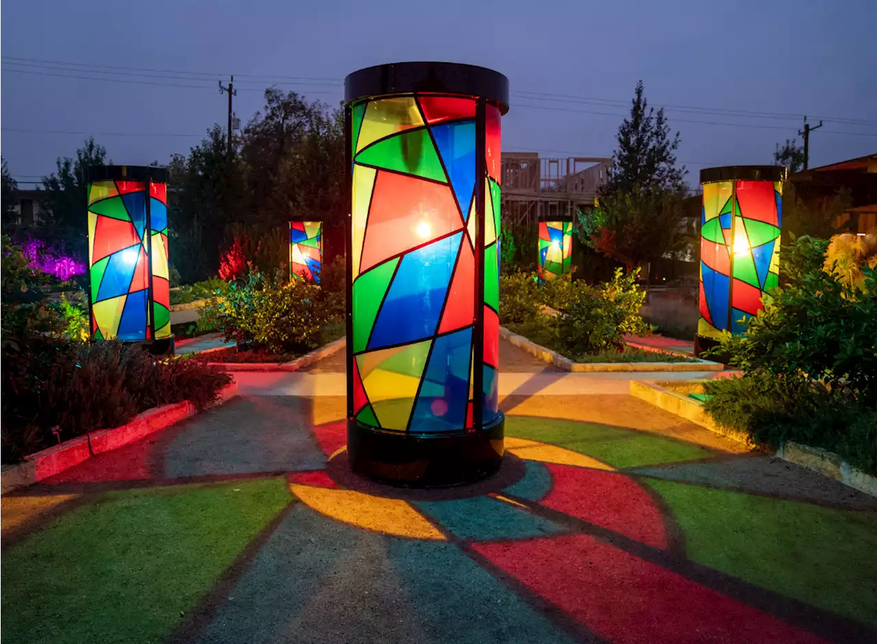 New Lightscape installations shine at the San Antonio Botanical Garden