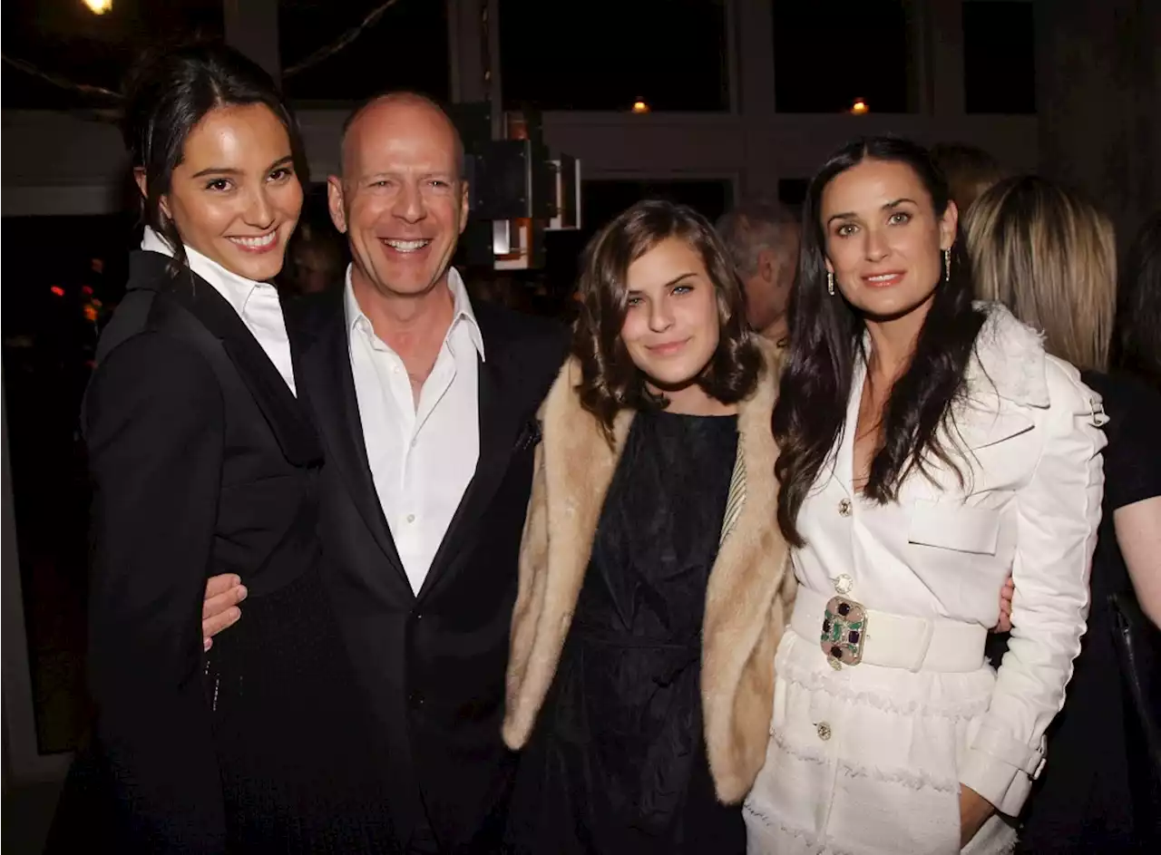 Demi Moore, Emma Heming & Bruce Willis Are Blended Family Goals in a Rare Photo with All Their Daughters