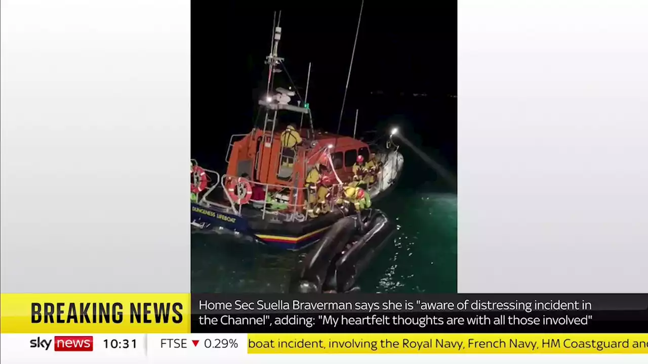 Channel incident - latest updates: People dead as helicopters and lifeboats scrambled to rescue sinking migrant vessel