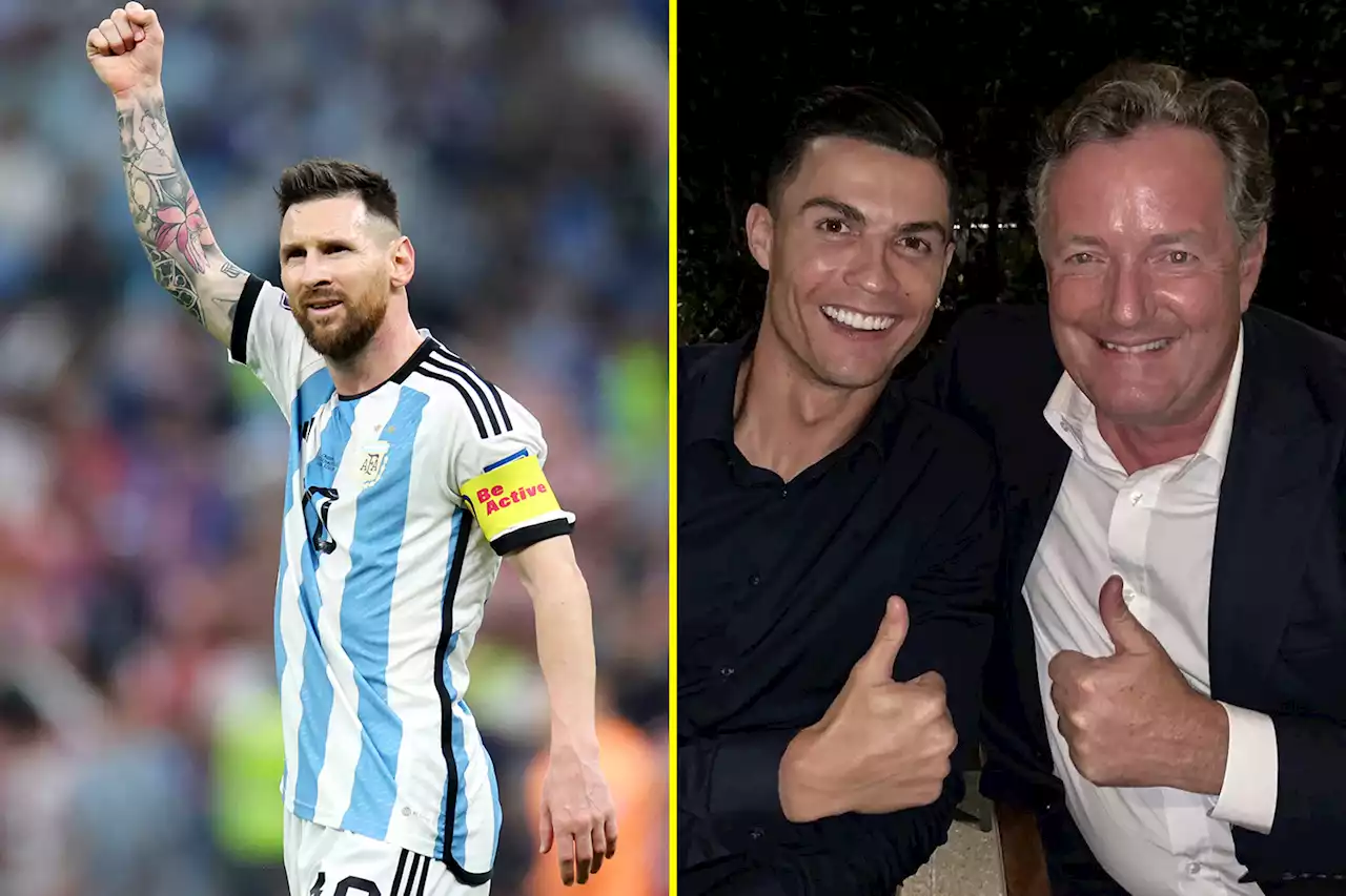 Morgan insists Ronaldo is still the GOAT and suggests Messi could be fourth on list