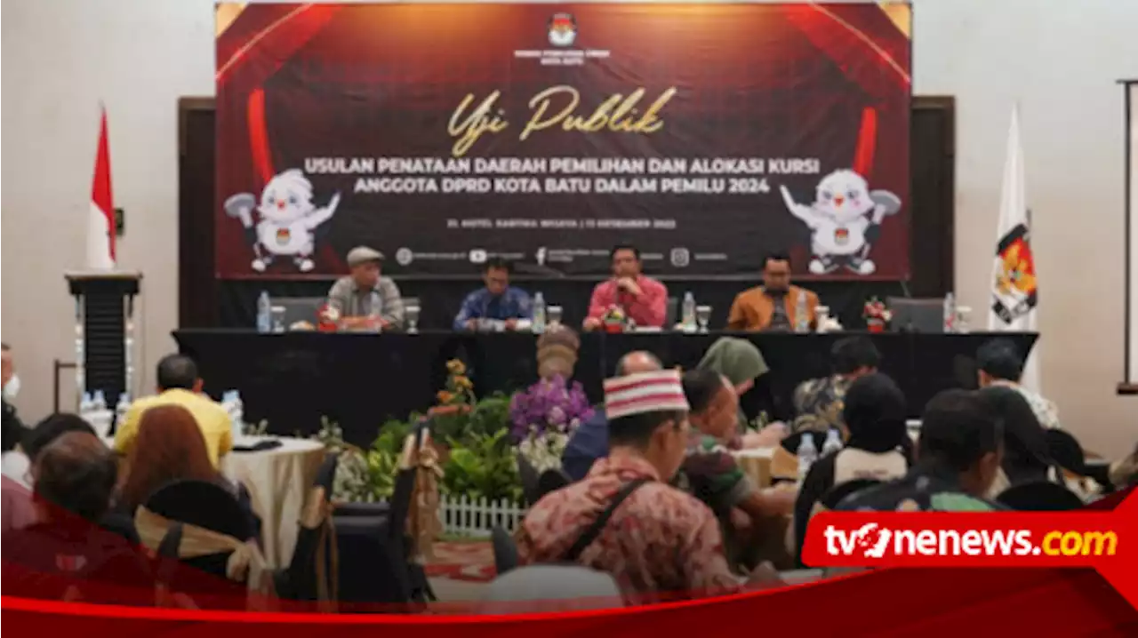 KPU Kota Batu Gelar Uji Publik, Usulkan 3 Rancangan Daerah Pemilihan