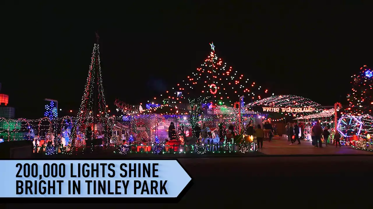 200K Christmas lights shine bright at Tinley Park Christmas House