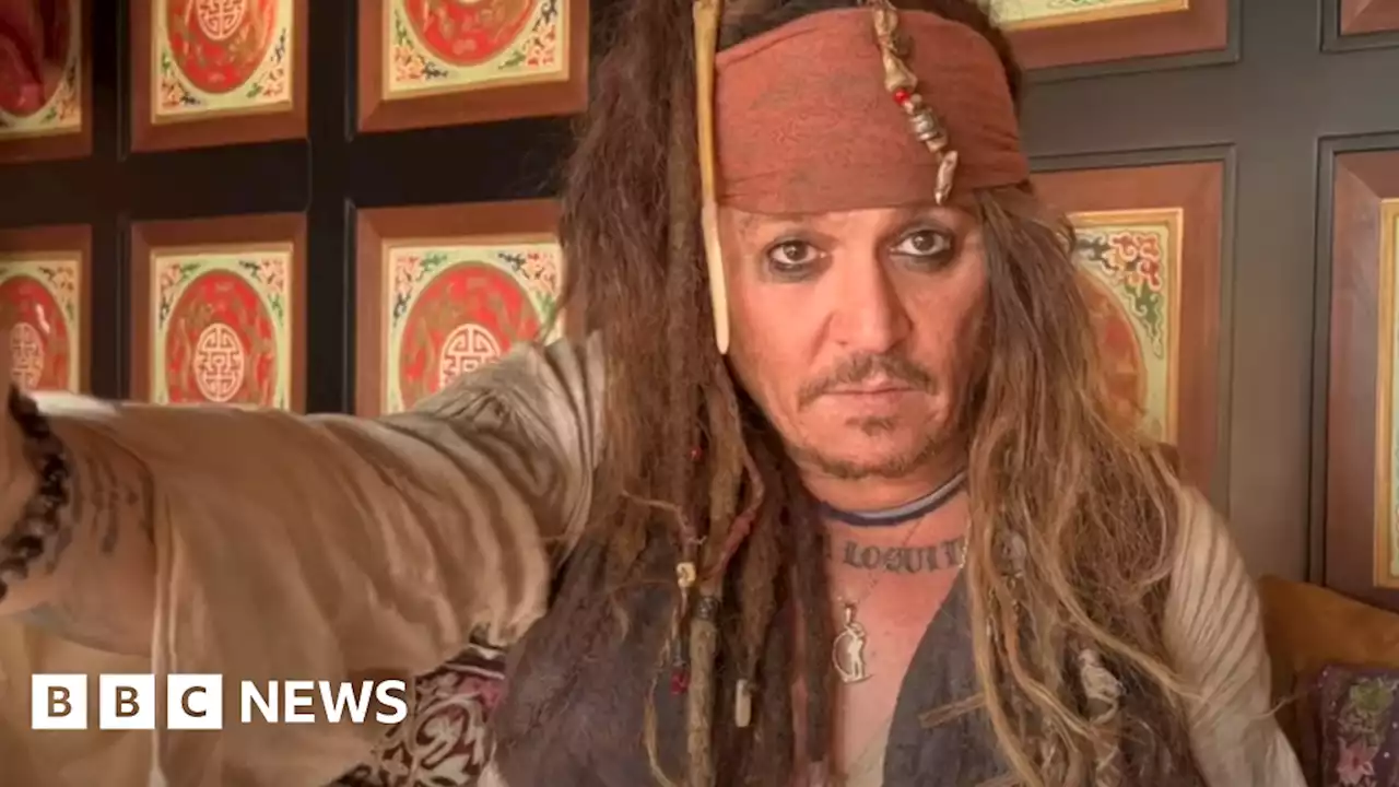 Captain Jack Sparrow delivers a special message to Derbyshire boy