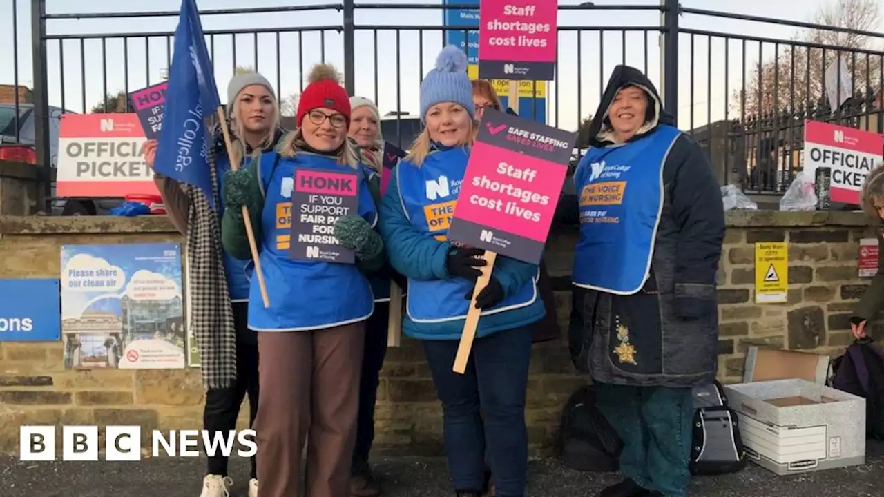 West Yorkshire nurses 'torn' in walk-out over pay