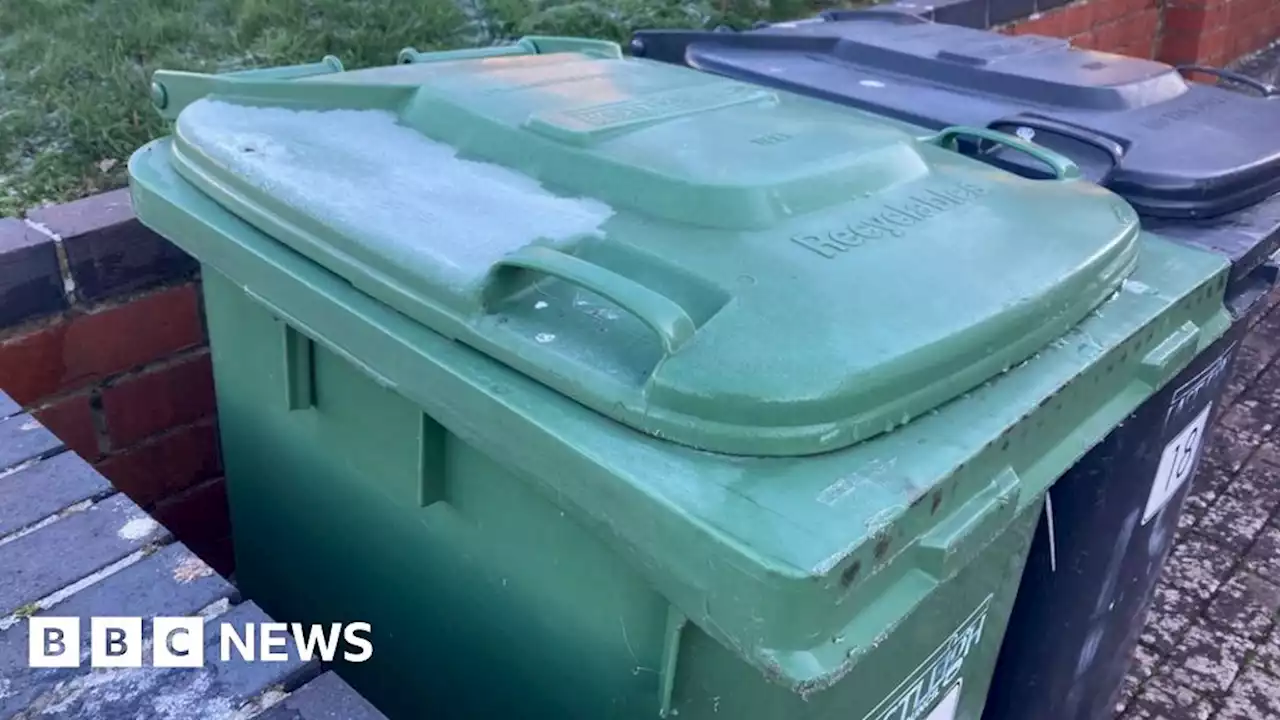 Eastleigh: Bins frozen shut 'can't be collected'