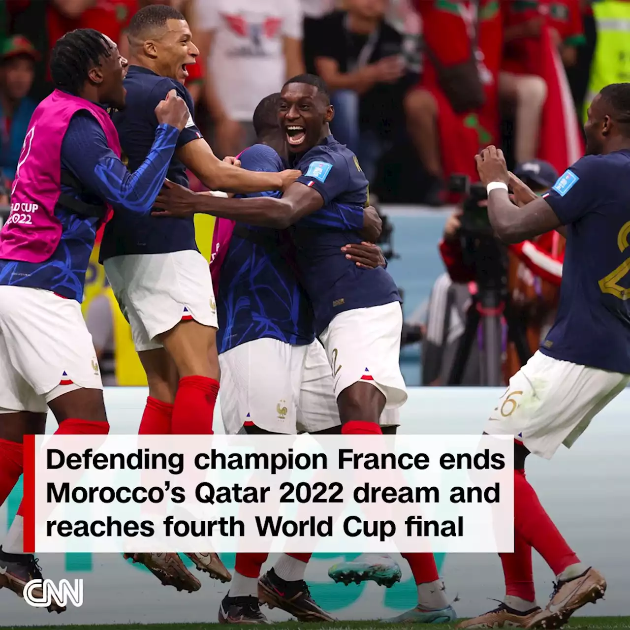 Defending champion France ends Morocco's Qatar 2022 dream and reaches fourth World Cup final | CNN