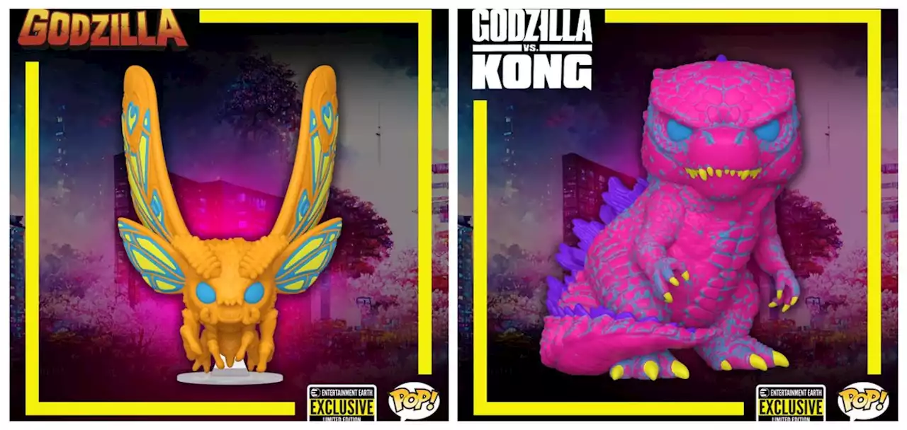 Godzilla Black Light Funko Pops Launch As Exclusives