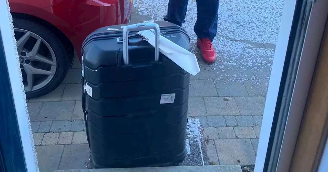 Scot left speechless as luggage arrives at door five months after going missing