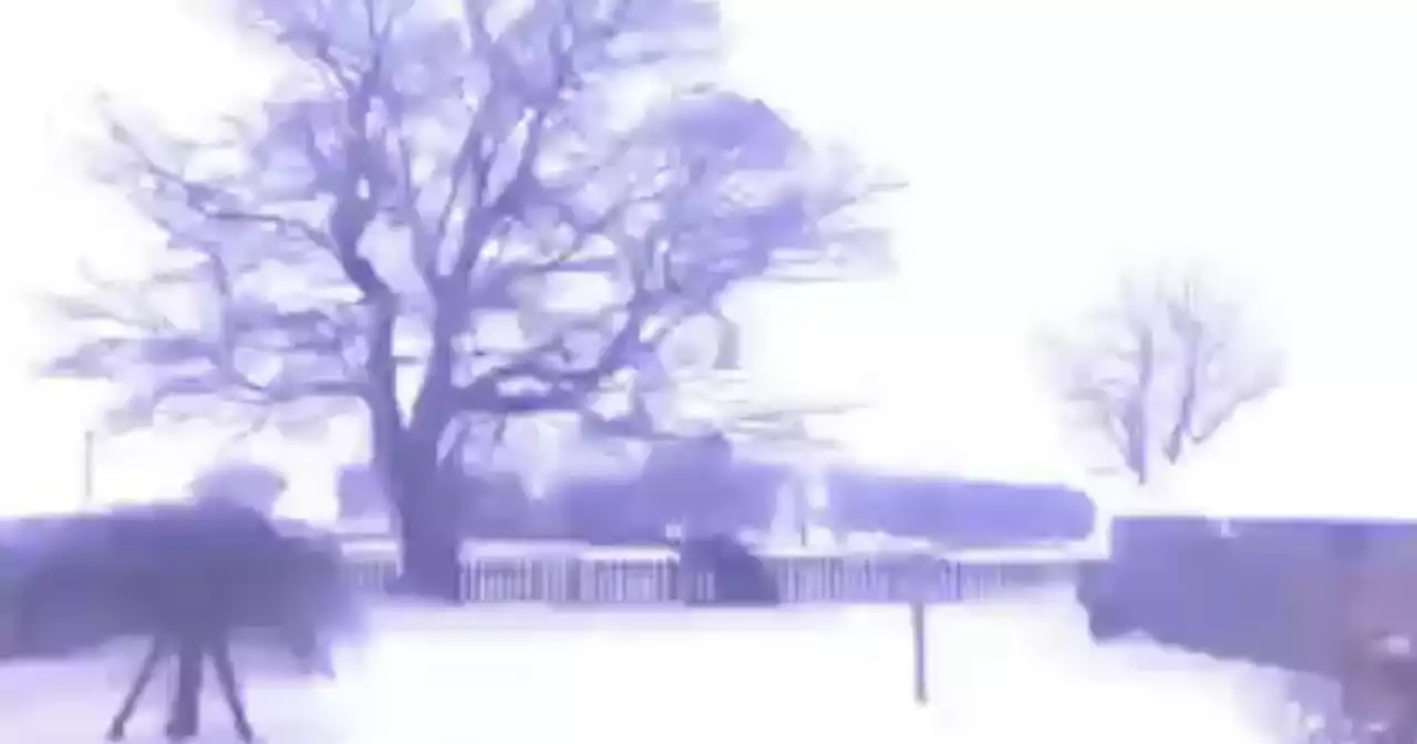 Thundersnow captured near Scots town as rare phenomenon seen in video footage