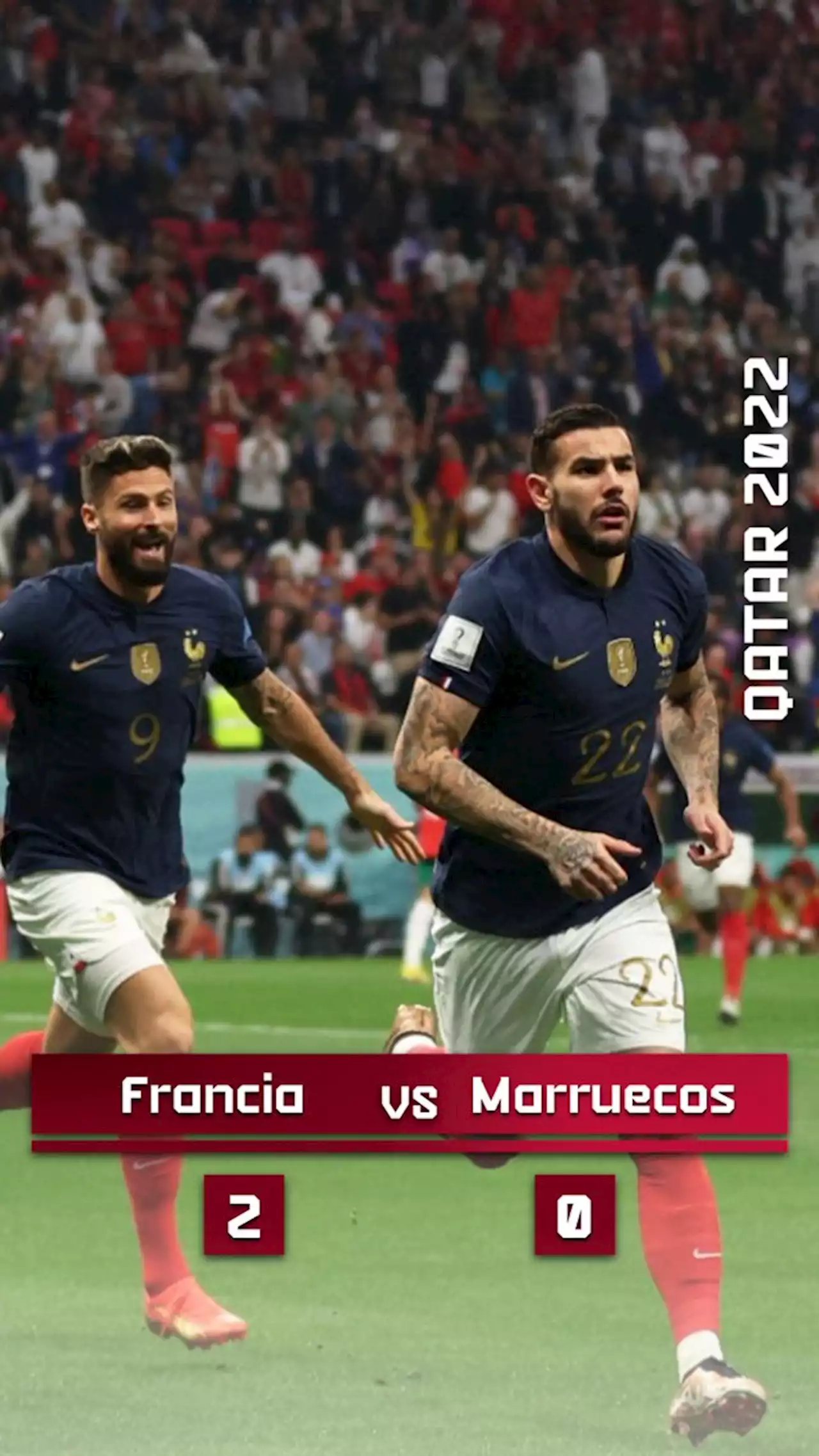 Qatar 2022: Francia enfrentará a Argentina en la final del Mundial; eliminan a Marruecos