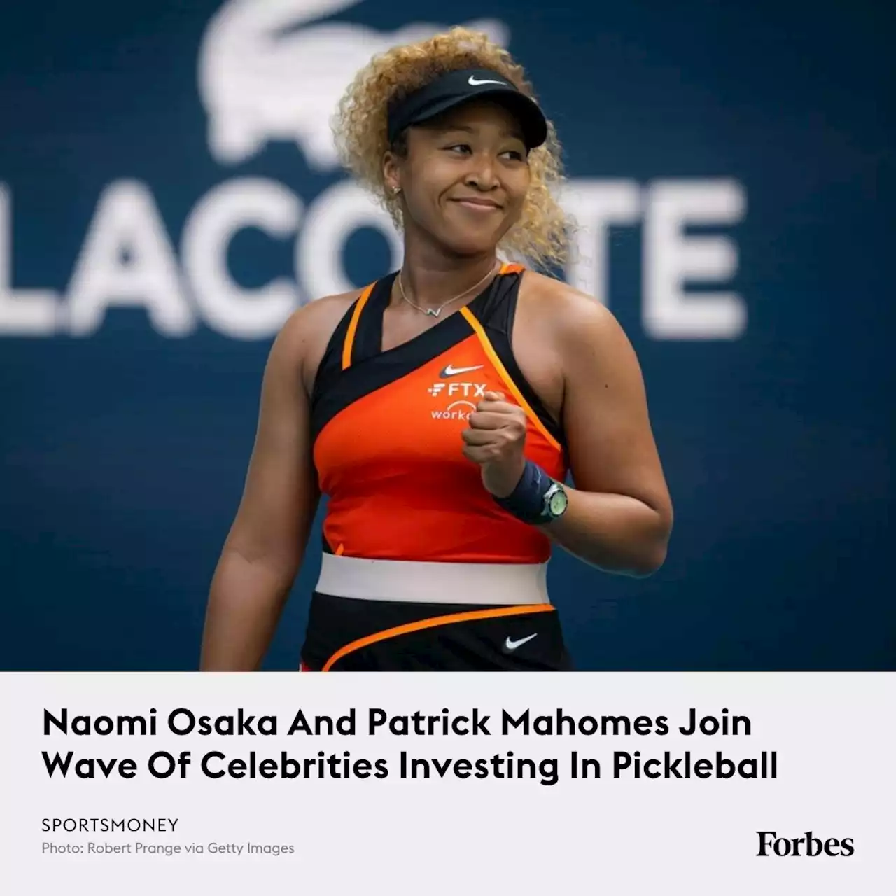 Naomi Osaka And Patrick Mahomes Join Wave Of Celebrities Investing In Pickleball