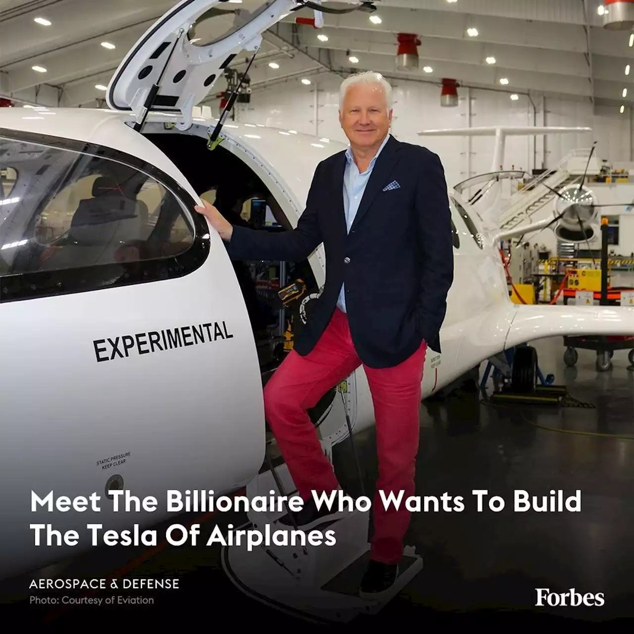 Meet The Billionaire Who Wants To Build The Tesla Of Airplanes