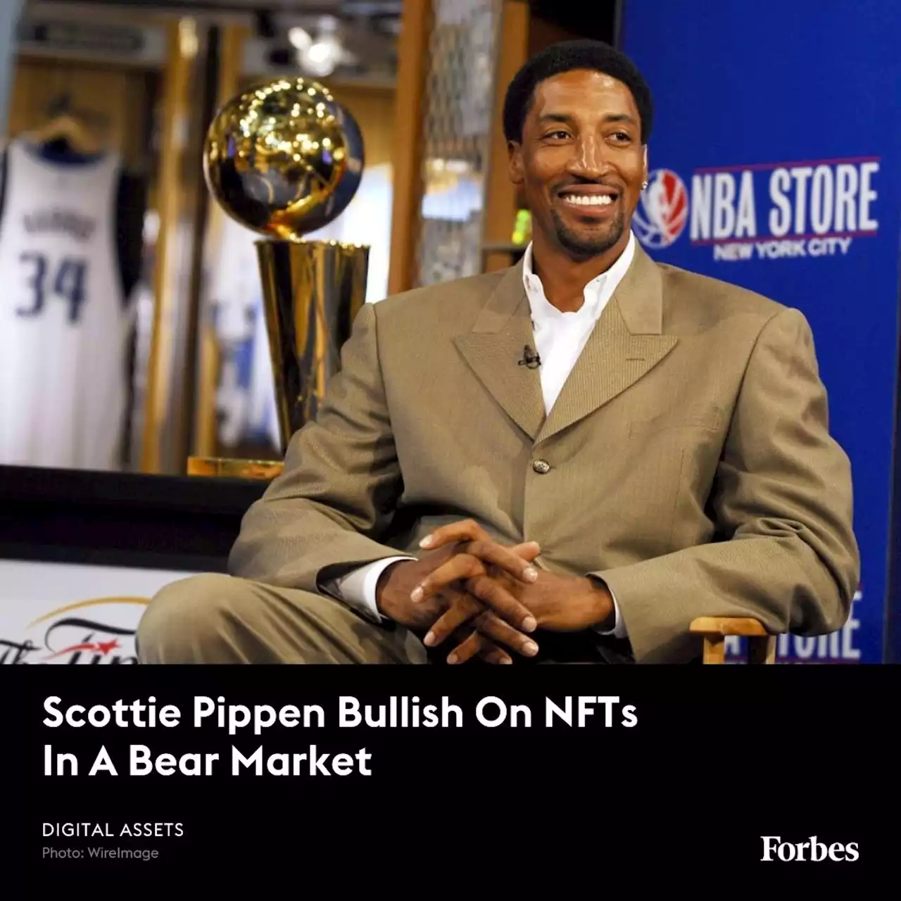 Scottie Pippen Bullish On NFTs In A Bear Market