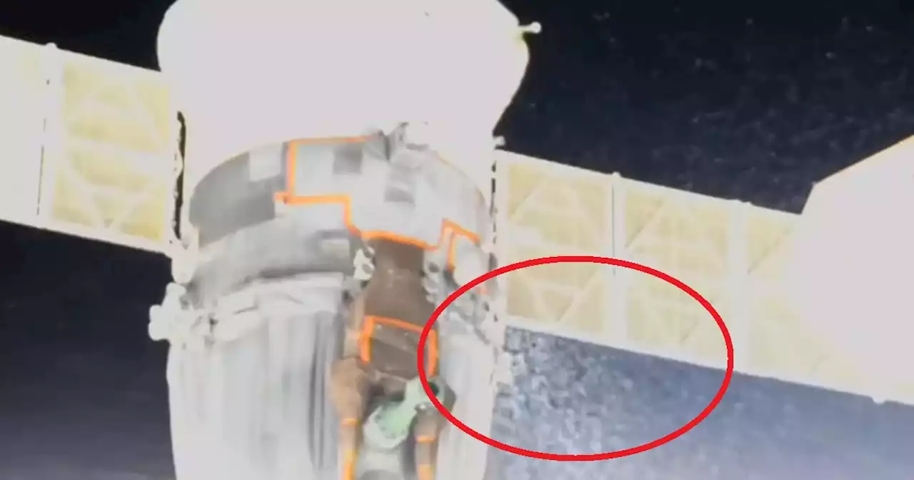 Russian Spacecraft Docked to ISS Sprays Fluid Into Space, Seemingly Struck by Micrometeorite