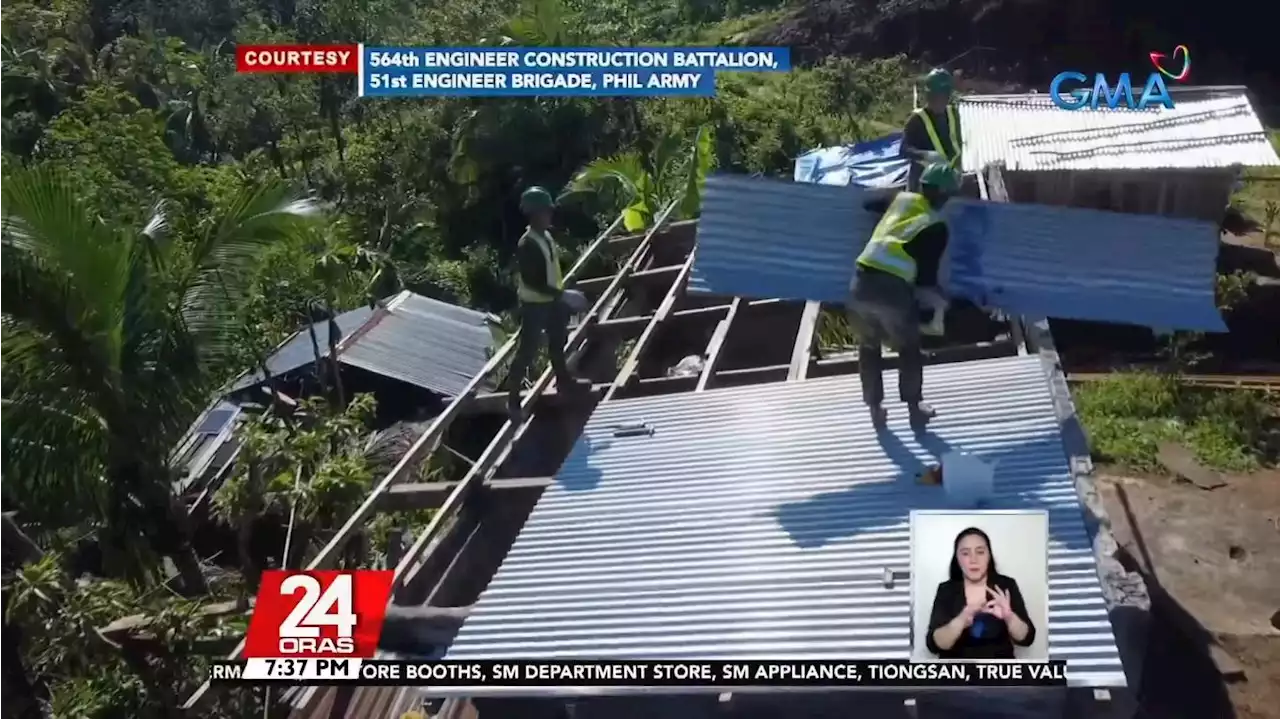 Karding-affected residents in Quezon receive materials to rebuild homes from GMA Kapuso Foundation