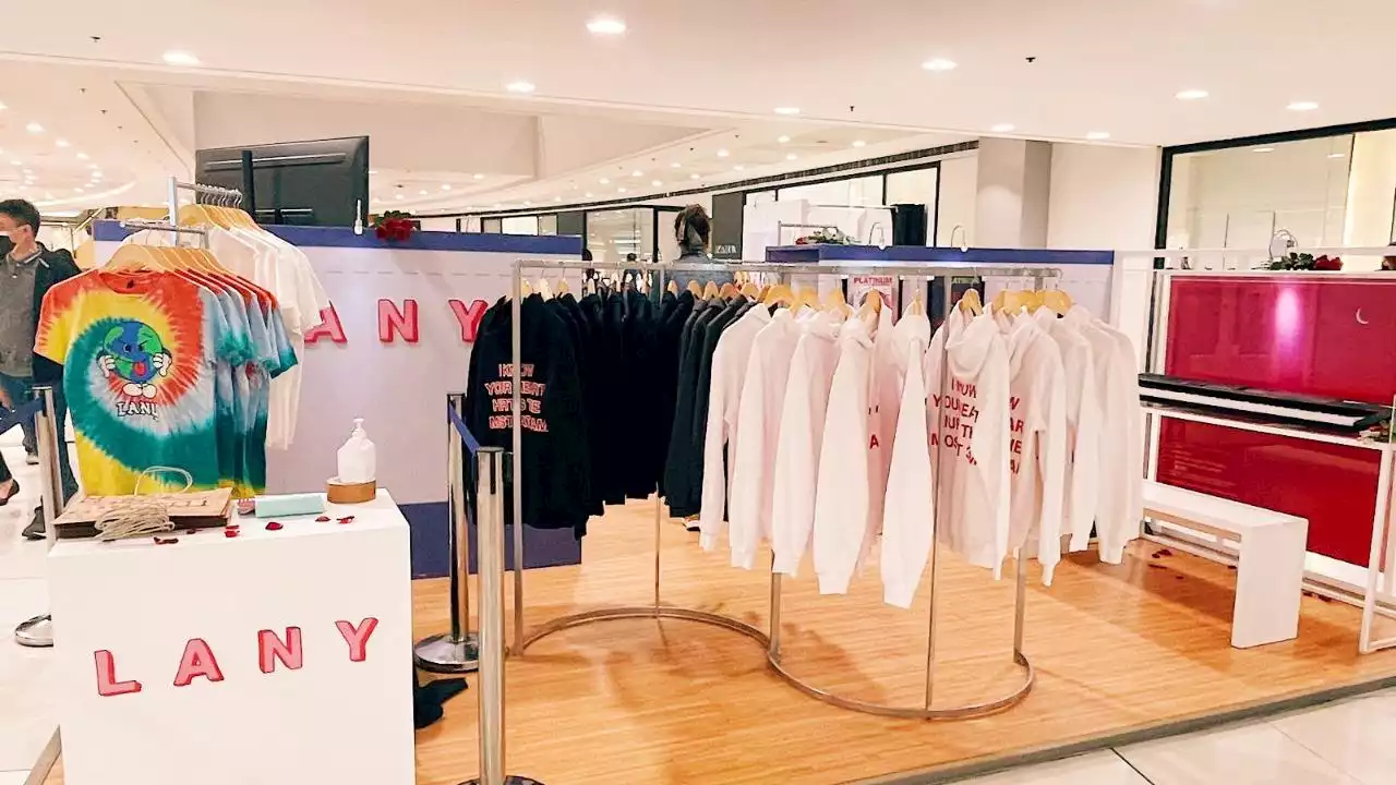 There's a LANY merch pop-up store at this mall in Ortigas