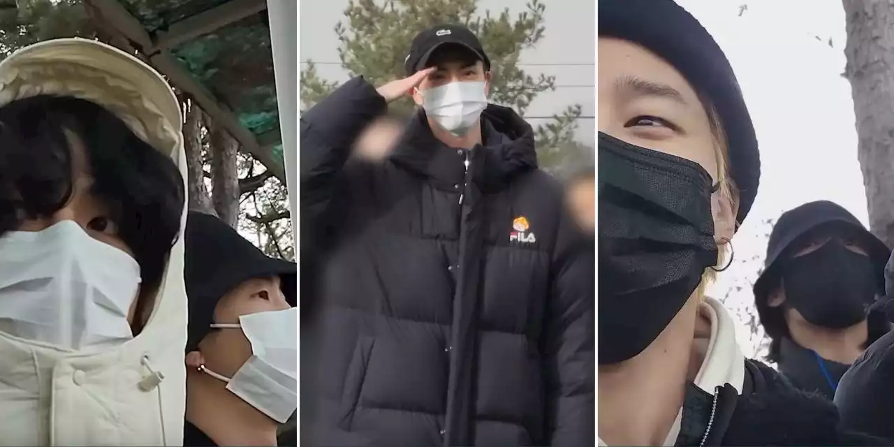 WATCH: Here's what happened during Jin's enlistment entrance ceremony