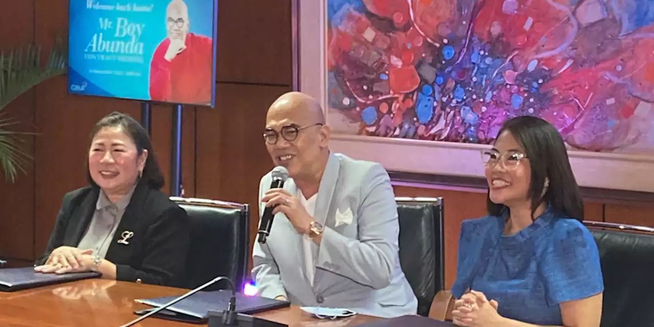 What will Boy Abunda’s shows in GMA be like?