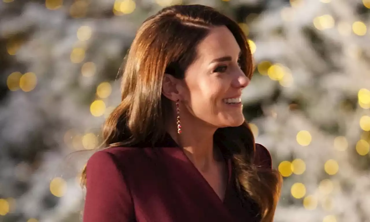 Princess Kate braves the cold in striking wrap dress and heels for Christmas Carol concert