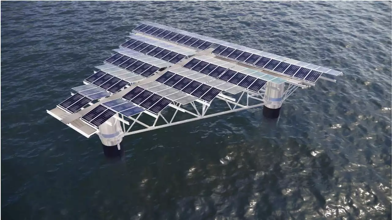 Japan’s floating solar farm will store energy and send it to shore through drones