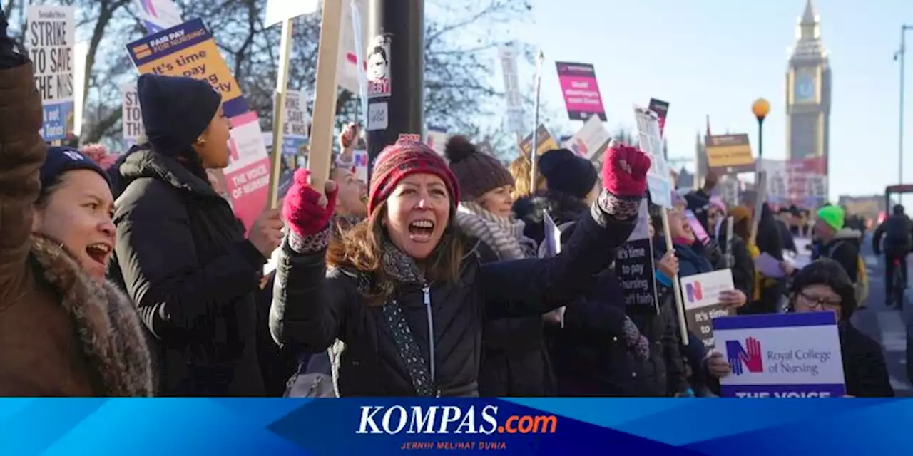 100.000 Perawat Inggris Mogok Kerja Nasional, Pertama Sejak 106 Tahun Lalu