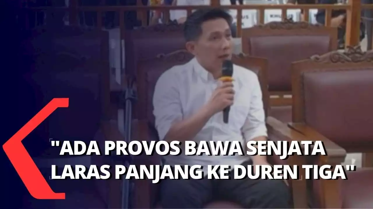 Ada Laporan Provos Bawa Laras Panjang, Chuck Putranto: Saya Kira Dampak AKBP Brotoseno