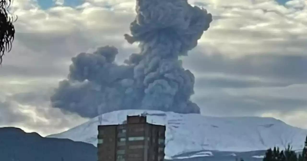 Reportaron aumento en la actividad sísmica del Volcán Nevado del Ruiz