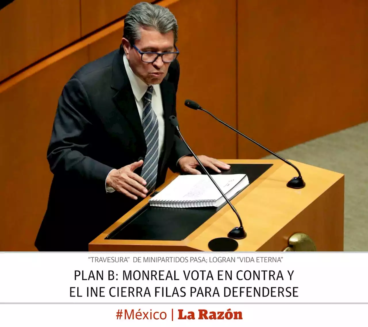 Plan B: Monreal vota en contra y el INE cierra filas para defenderse