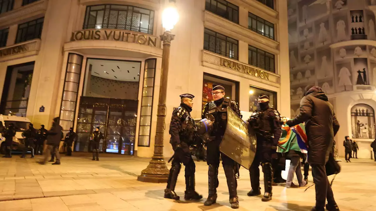 France-Maroc (2-0) : sécurité maximale sur les Champs-Élysées, peu d’interpellations en début de soirée