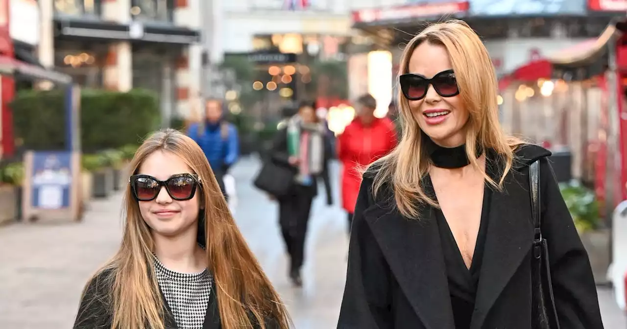 Amanda Holden is twinning with daughter Hollie as they wear matching outfits