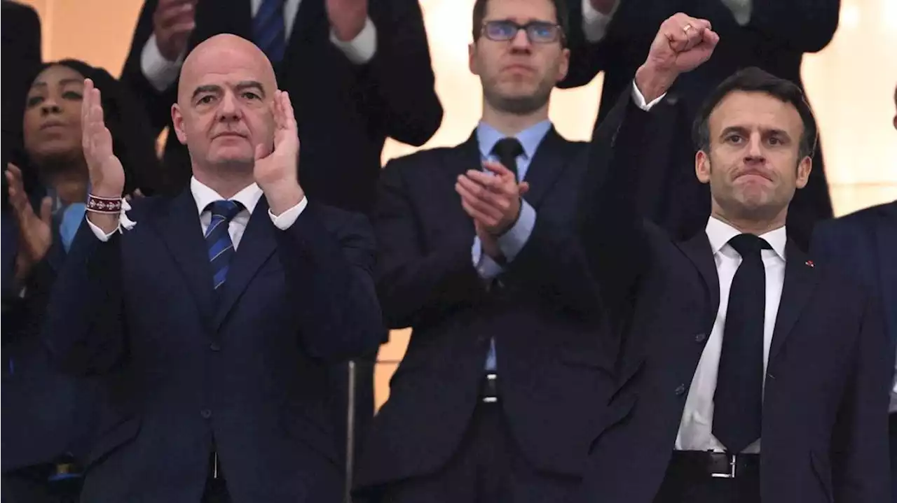 Alberto Fernández habló con Macron, que festejó el triunfo de Francia en el vestuario