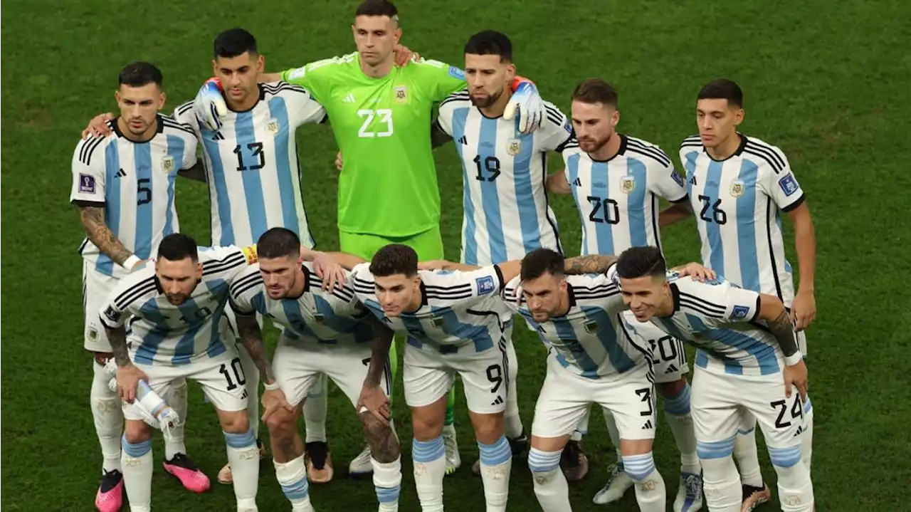 Argentina definió la camiseta que utilizará en la final ante Francia