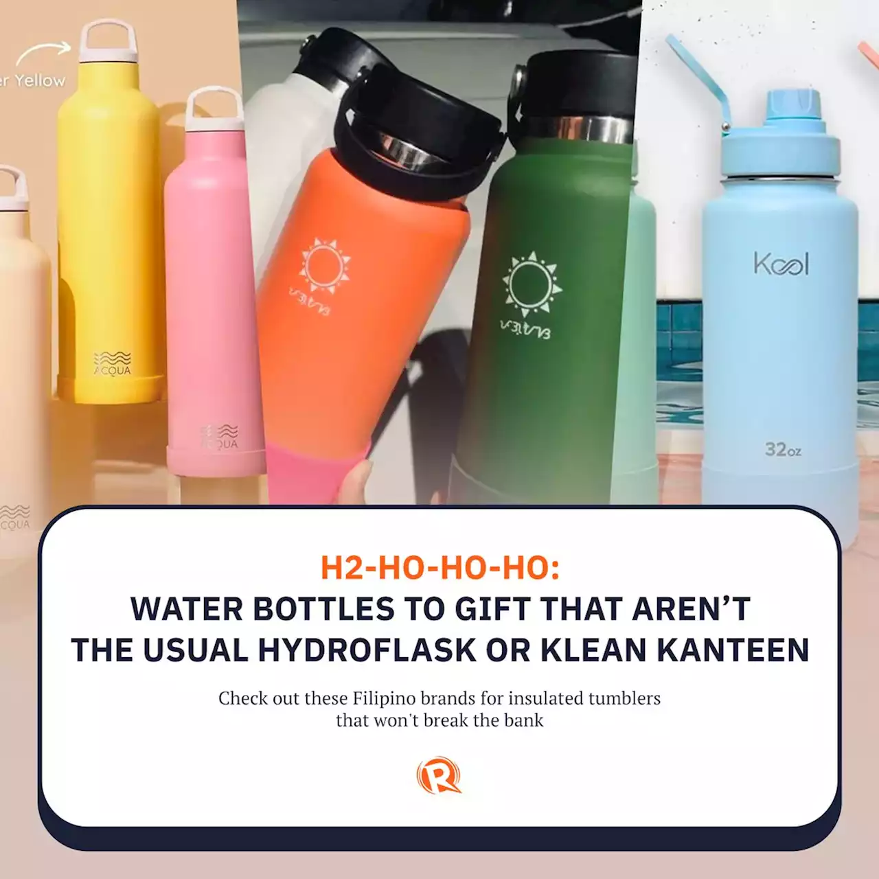 H2-ho-ho-ho: Water bottles to gift that aren’t the usual Hydroflask or Klean Kanteen