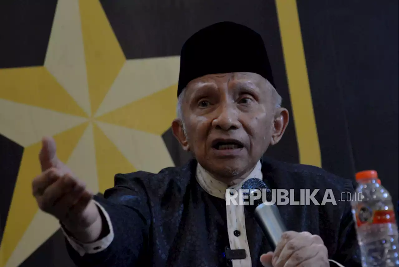 Impian Amien Rais Jika Partainya Lolos: Tolak Tiga Periode |Republika Online