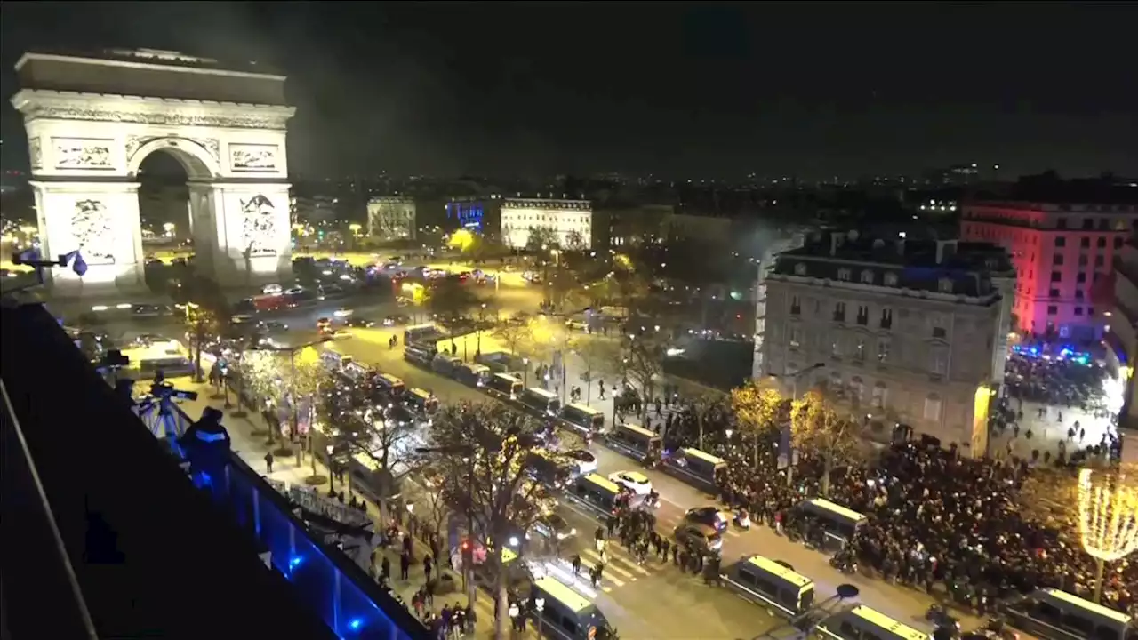 Paris celebrates win after high-stakes World Cup clash with Morocco