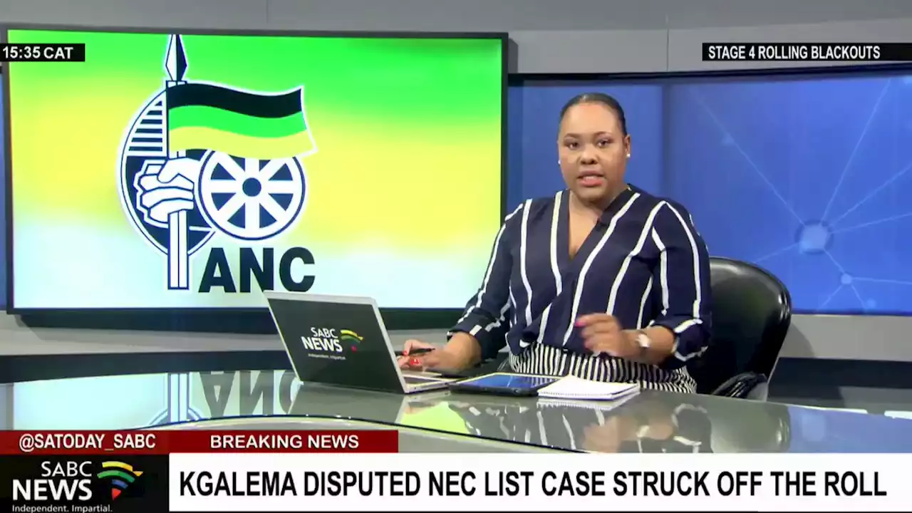 ANC Conference | Kgalema Disputed NEC List case struck off the court roll