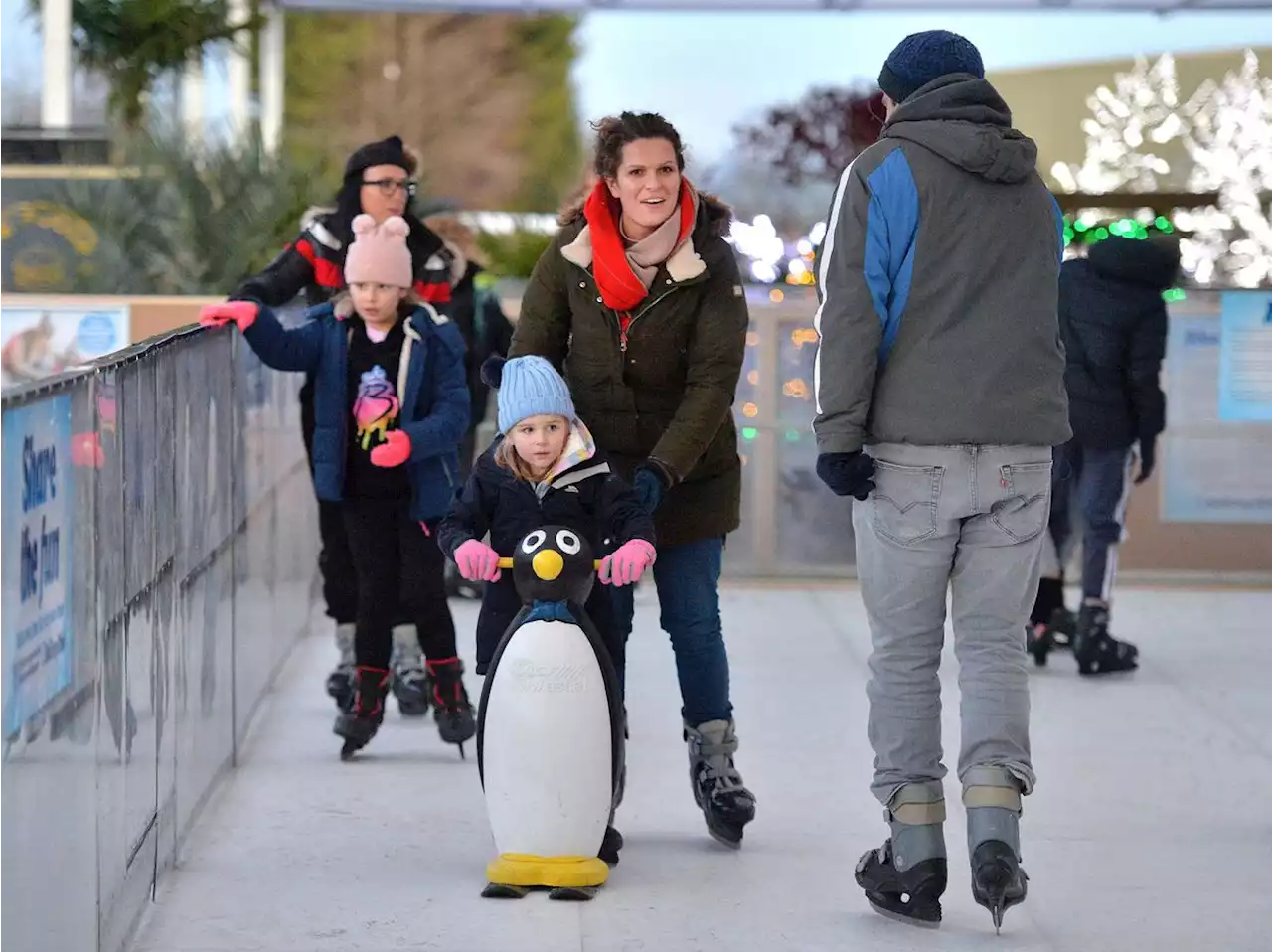 Families get their skates on to head to ice rink near Bridgnorth