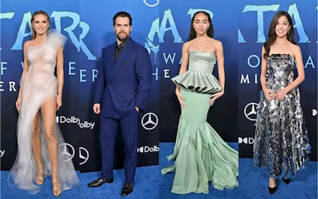 Avatar 2, i look più belli della premiere da Heidi Klum a Henry Cavill