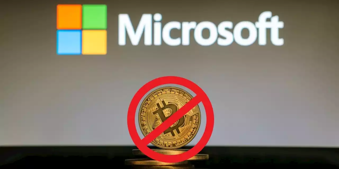 Microsoft bans mining cryptocurrency on its online services