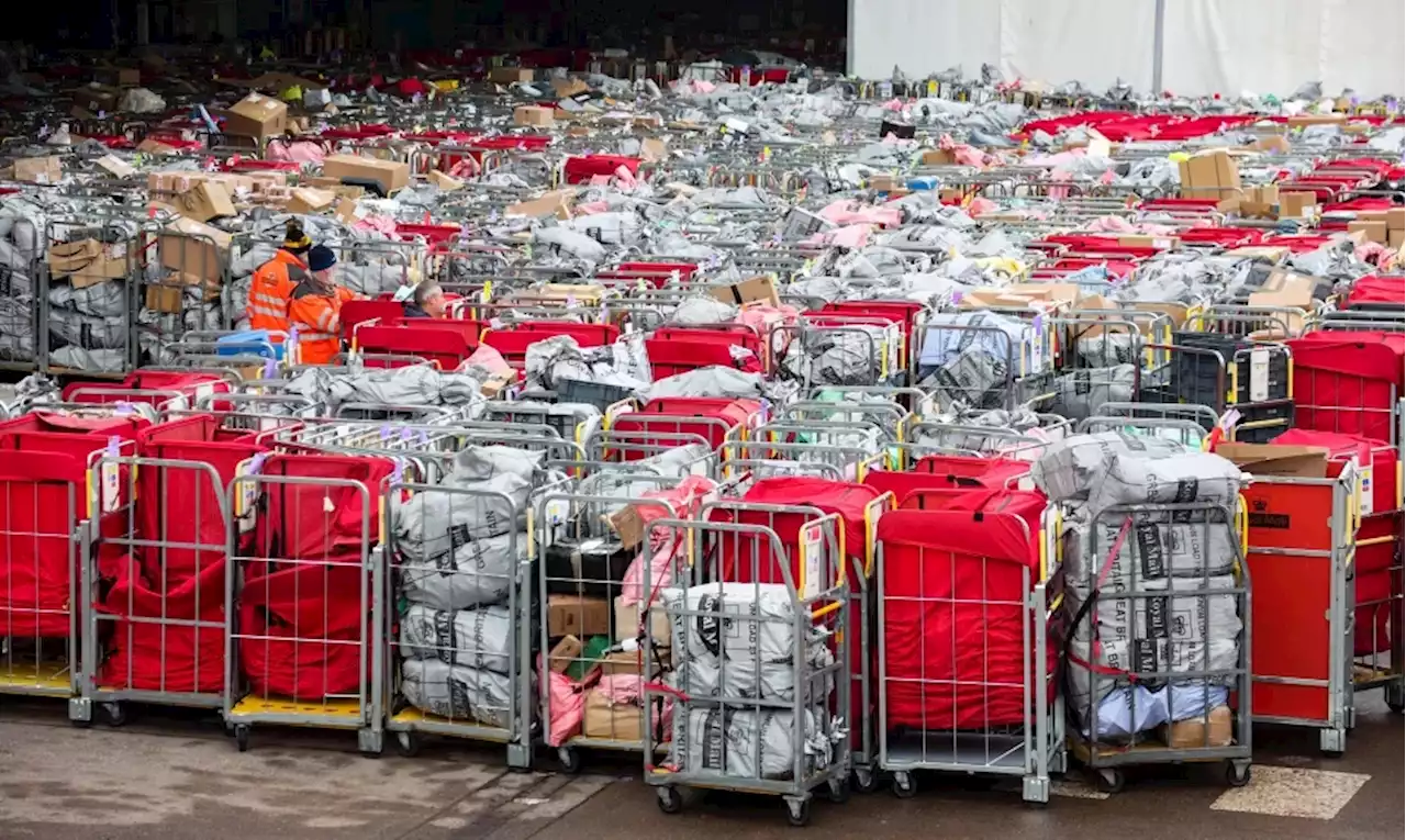 Foxes and RATS spotted chewing up parcels at Royal Mail depot amid strike chaos