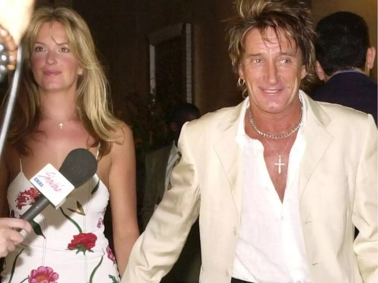 Rod Stewart says Penny Lancaster is first of his wives he's seen in menopause