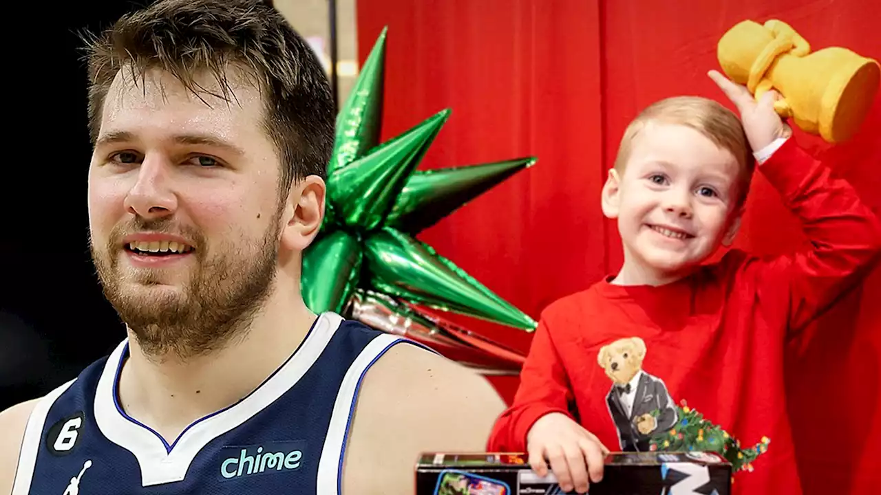 Luka Doncic Surprises Pediatric Patients In Dallas With Holiday Party, Gifts