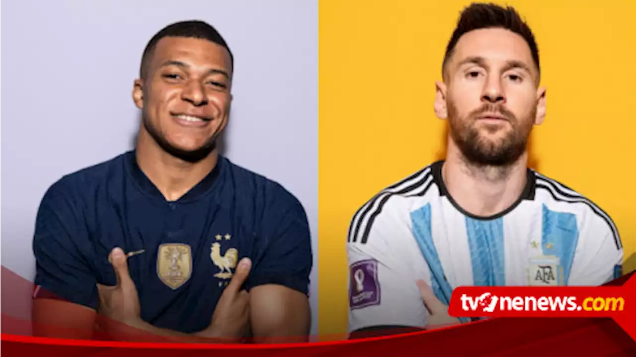 Final Piala Dunia 2022 Argentina vs Prancis: Adu Tajam Messi dan Mbappe Demi Gelar Top Skor