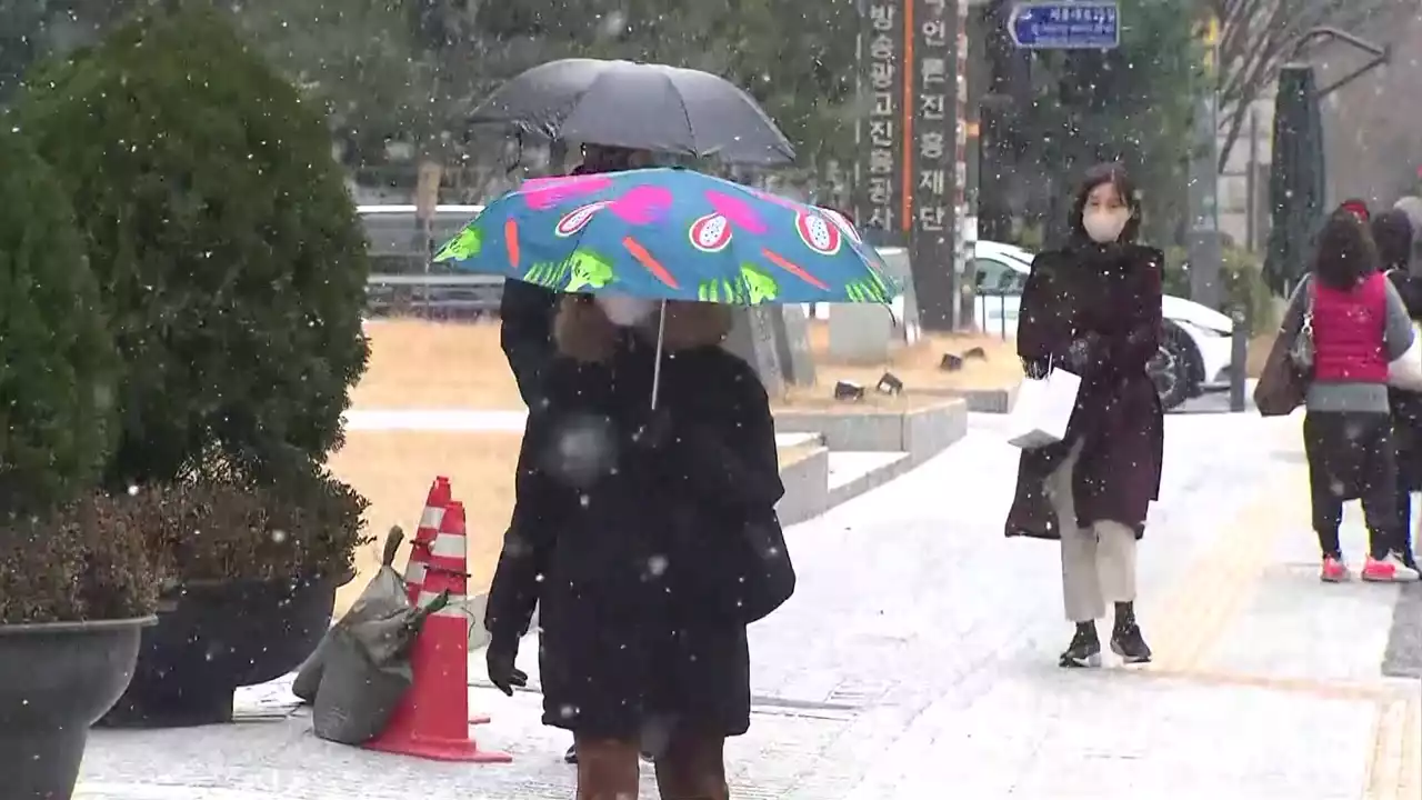 [날씨] 서울 등 중부 대설주의보, 최고 10cm...주말 최강 한파에 또 눈