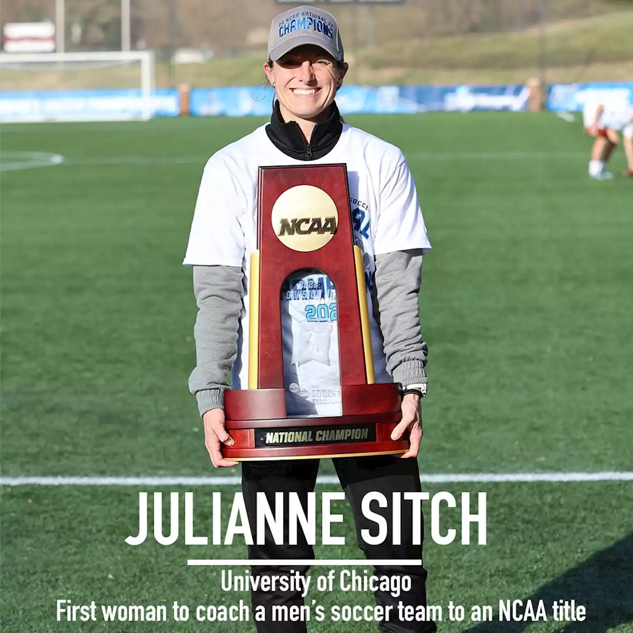 Julianne Sitch becomes first woman to coach men’s soccer team to NCAA title