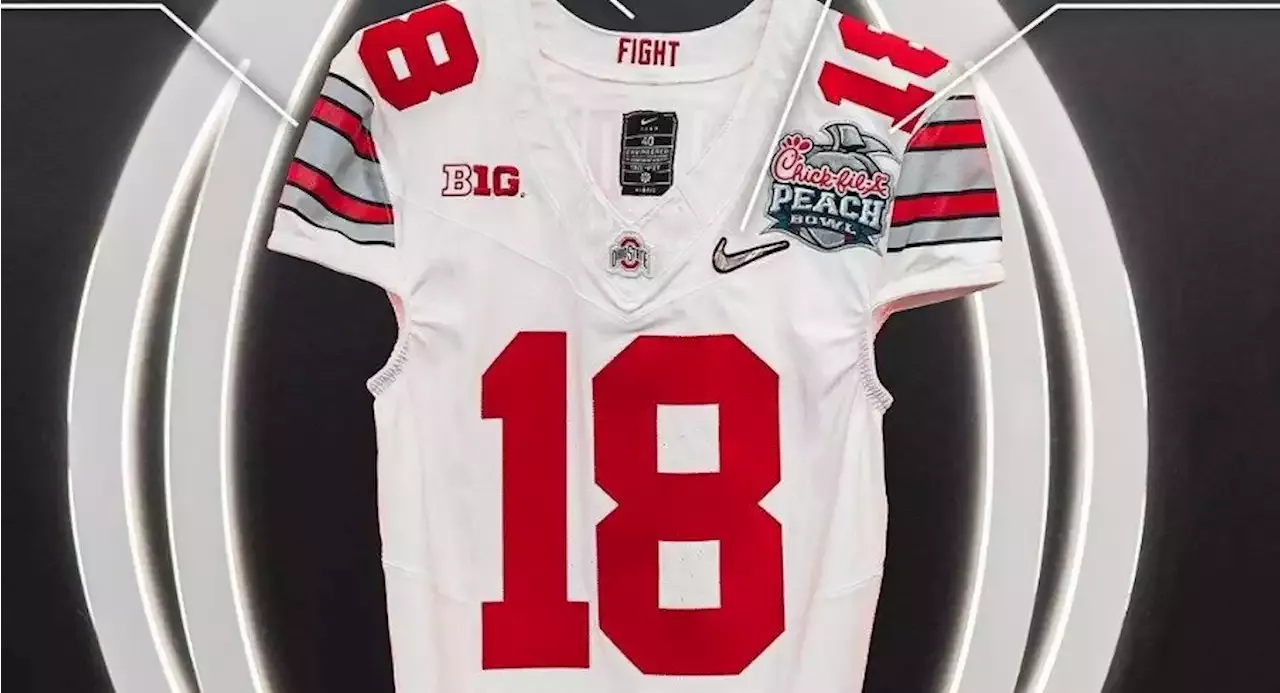 Ohio State to Wear White Uniforms With Gray Sleeves For CFP