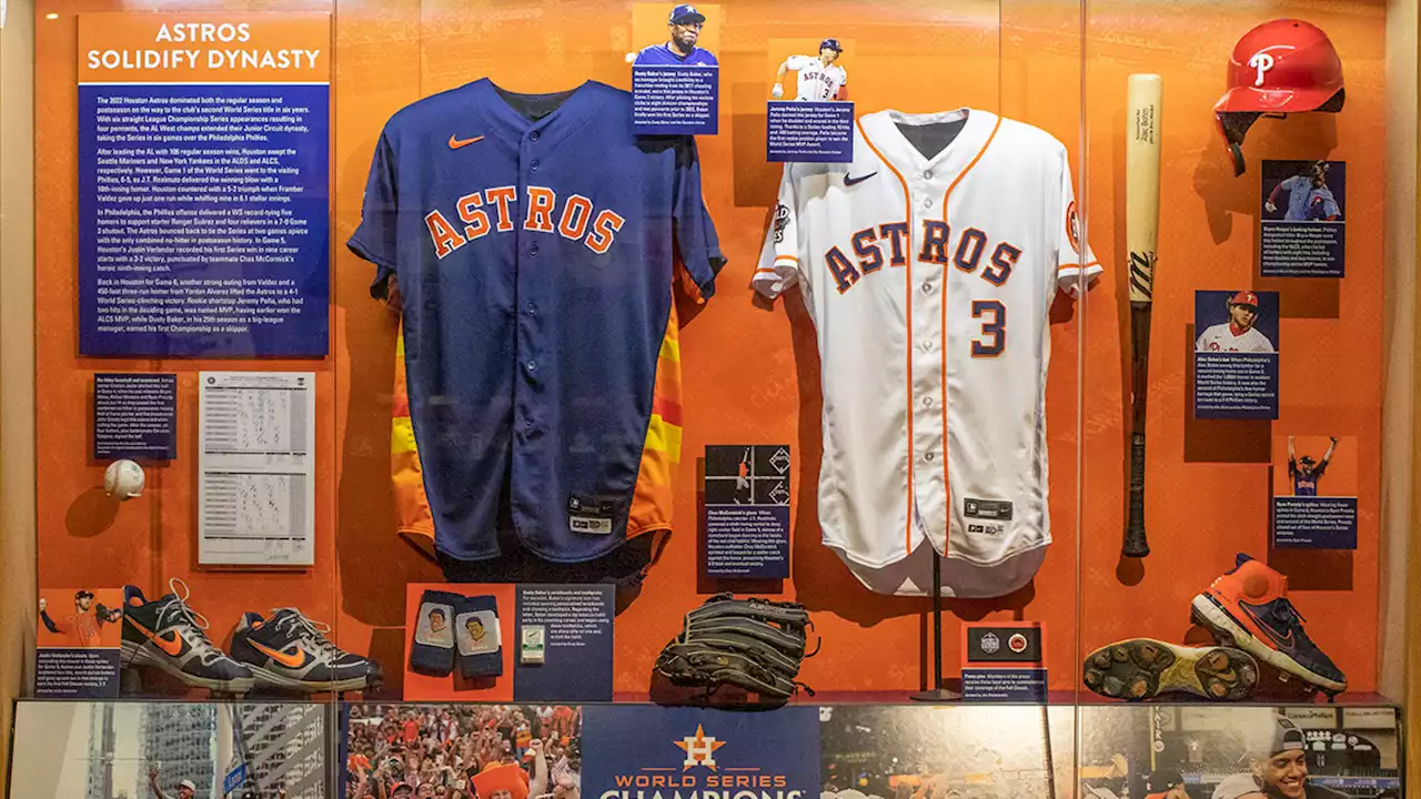 Astros' World Series artifacts now on display at Baseball Hall of Fame