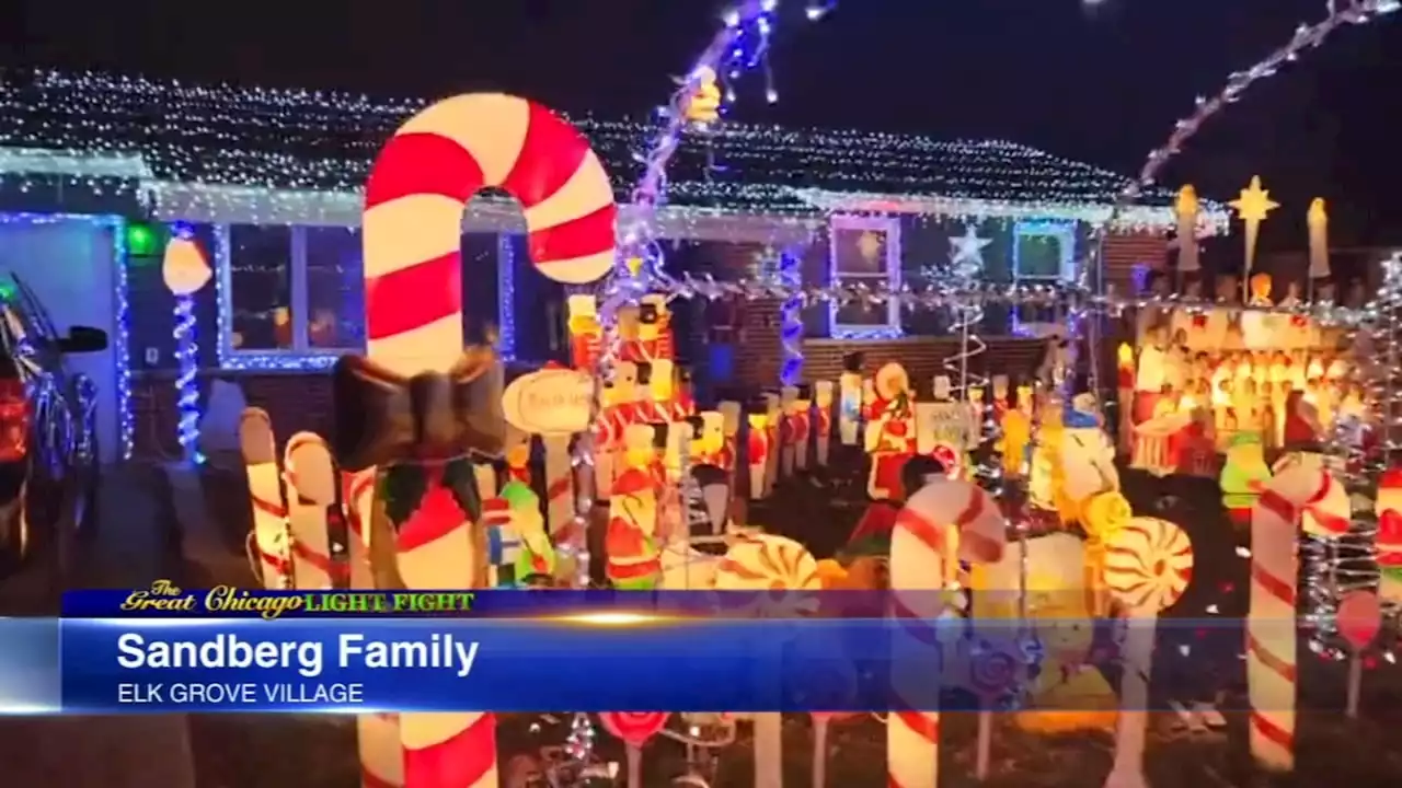 Elk Grove Village display wins ABC7's 2022 Great Chicago Light Fight