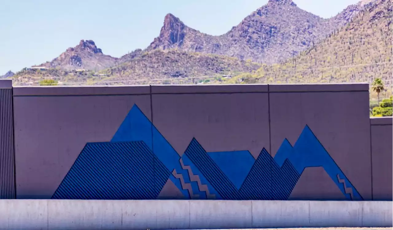 Art of Transportation: Blue mountains mirror real thing | ADOT